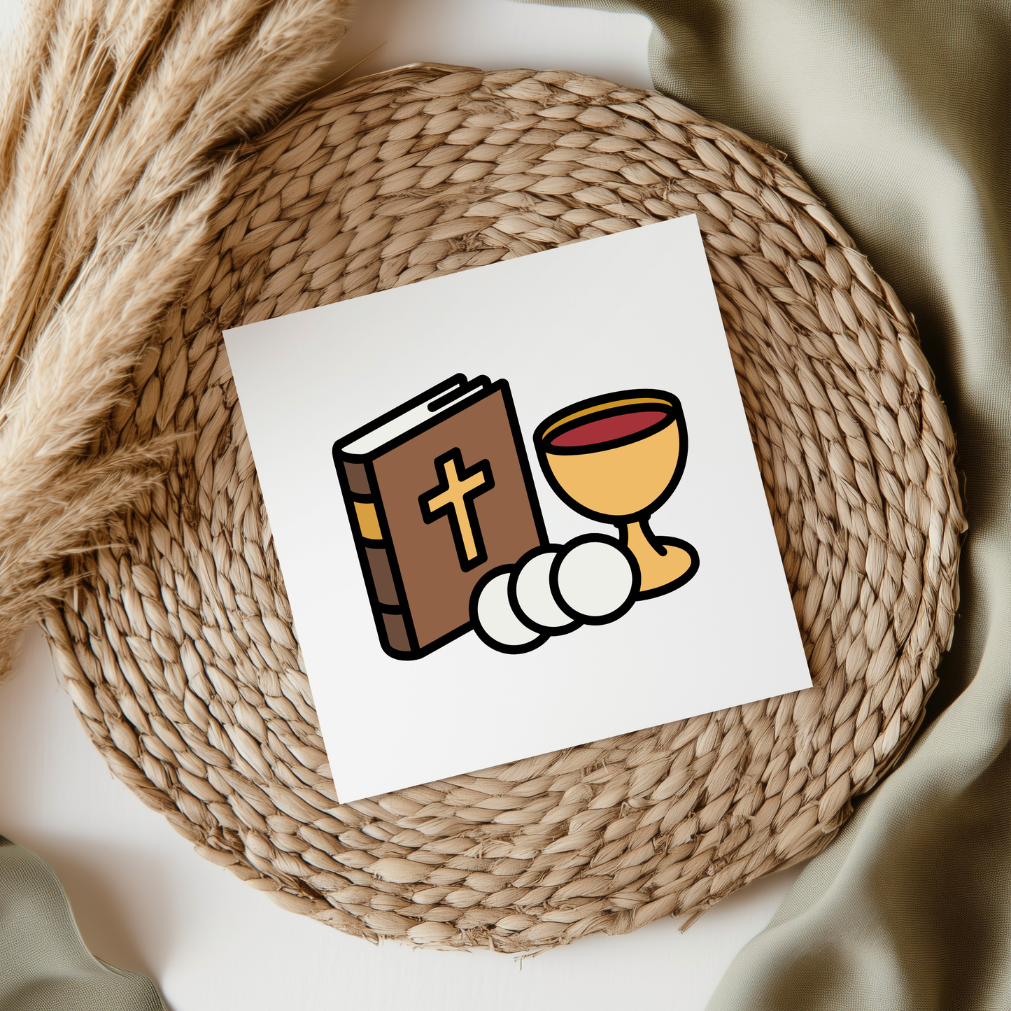 Communion Symbols UV DTF Decal