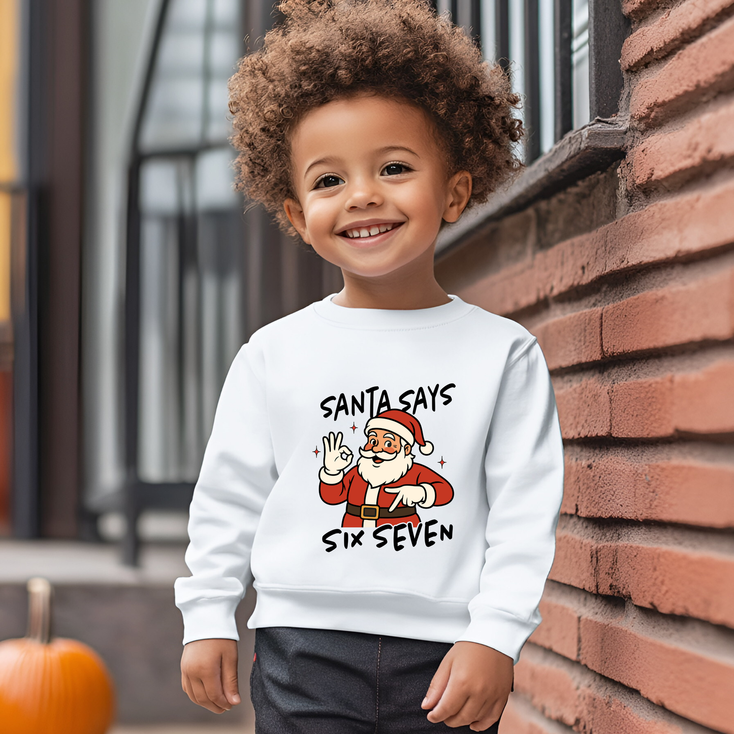 Santa Says Six Seven DTF Transfer