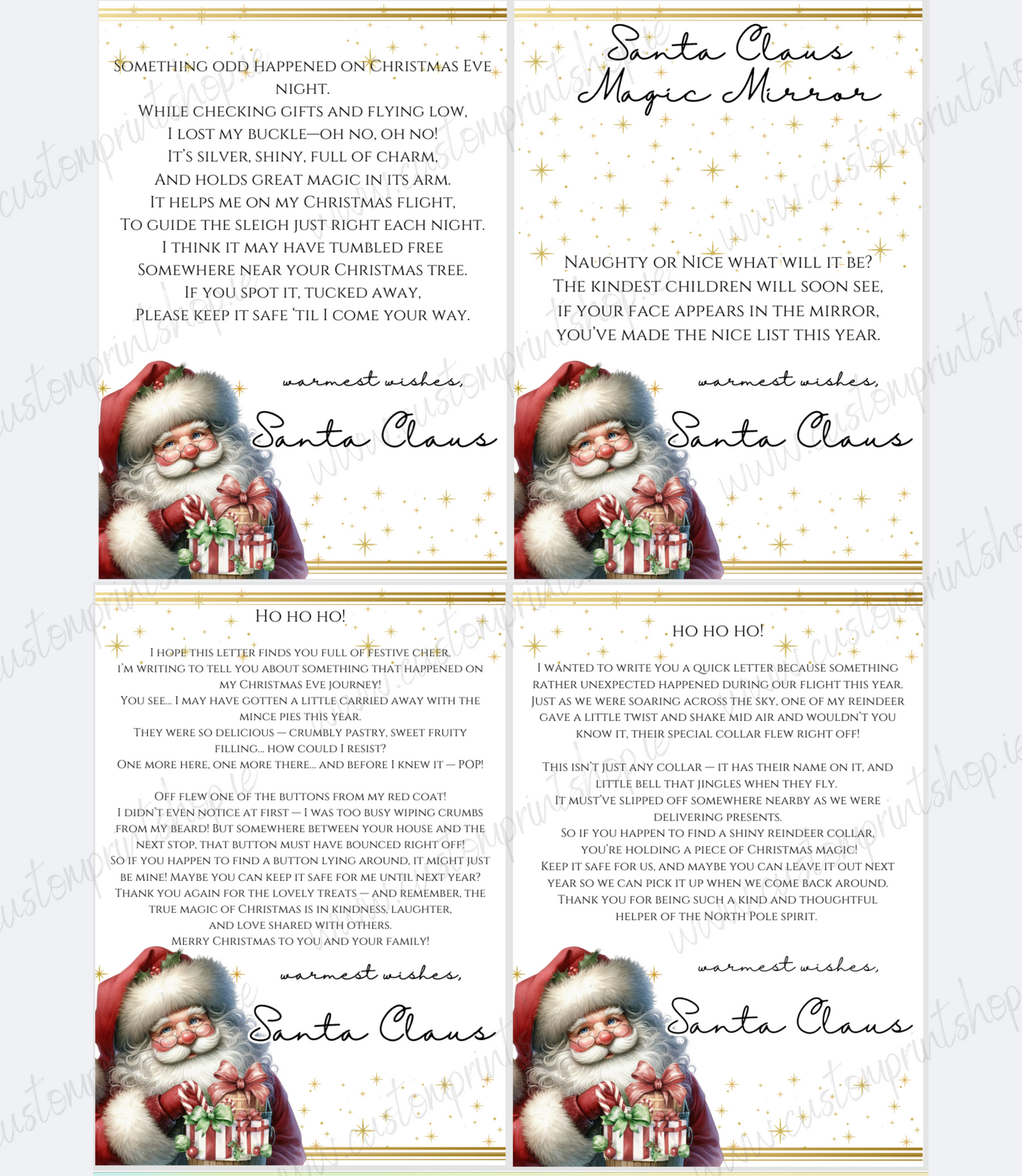 DIGITAL FILE - Santa Design Bundle