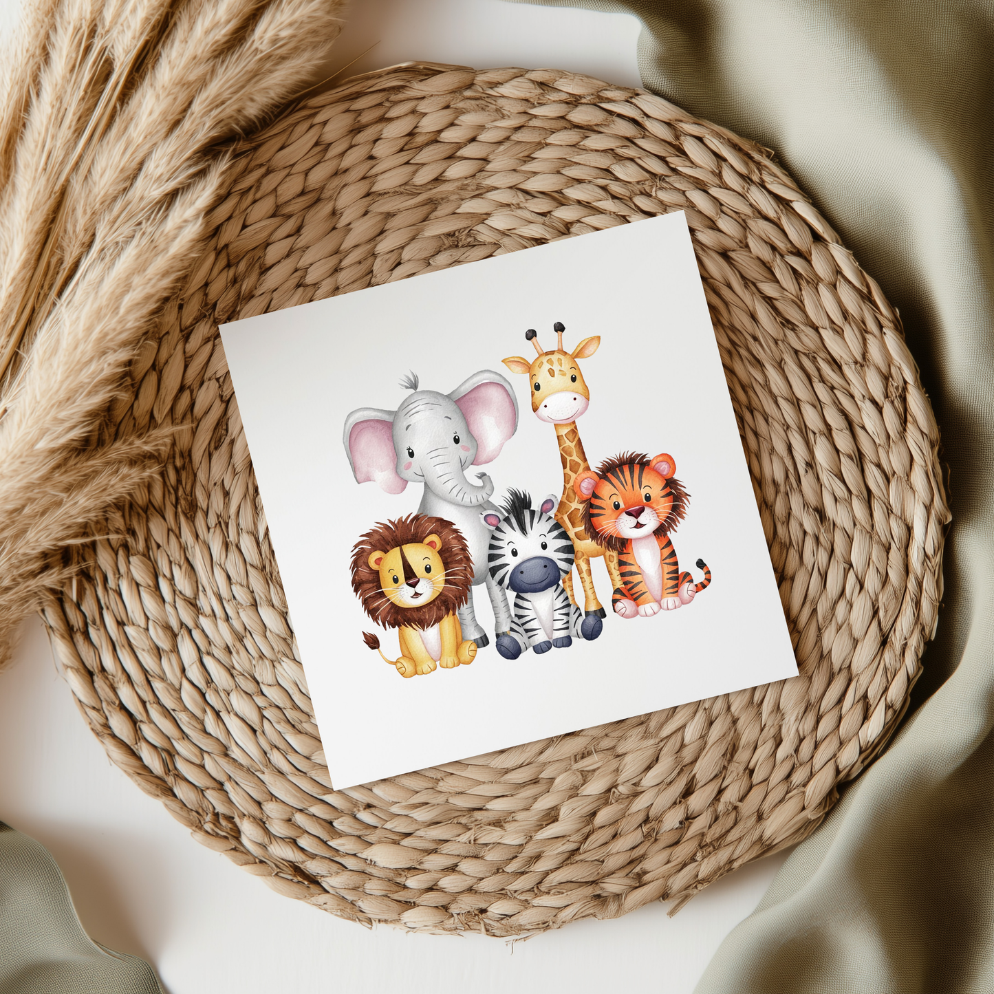 Cute Animals UVDTF Transfer