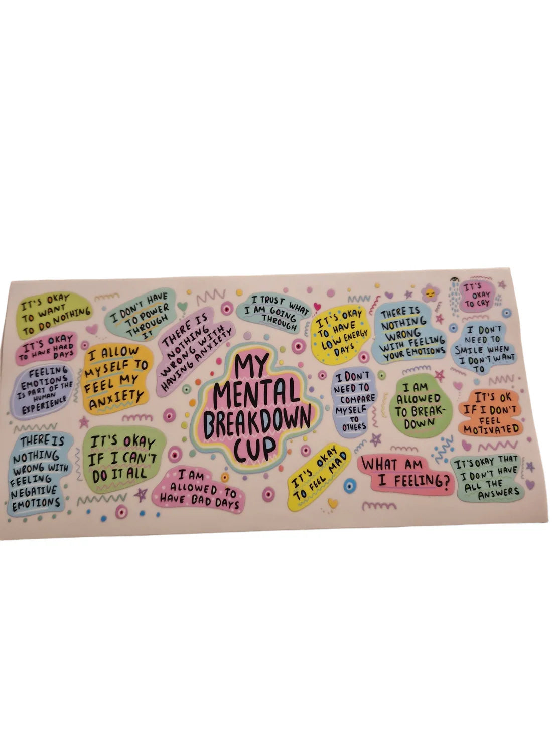 My Mental Breakdown Cup - 16oz UV DTF Transfer