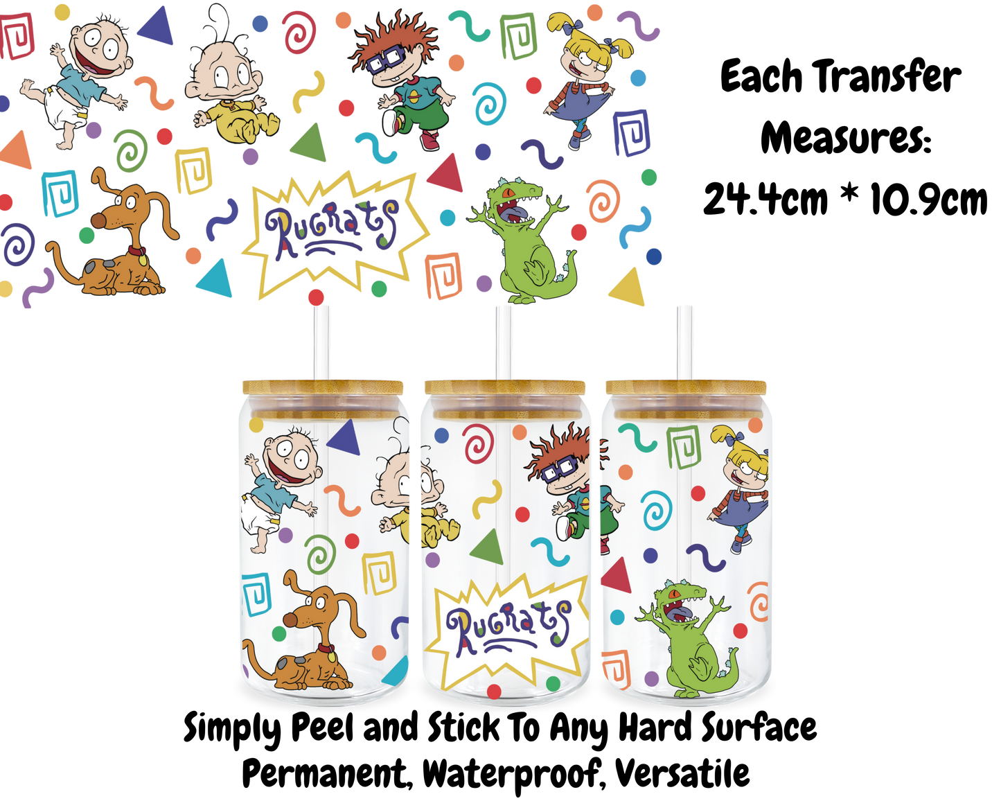 Rugrats - 16oz UV DTF Transfer