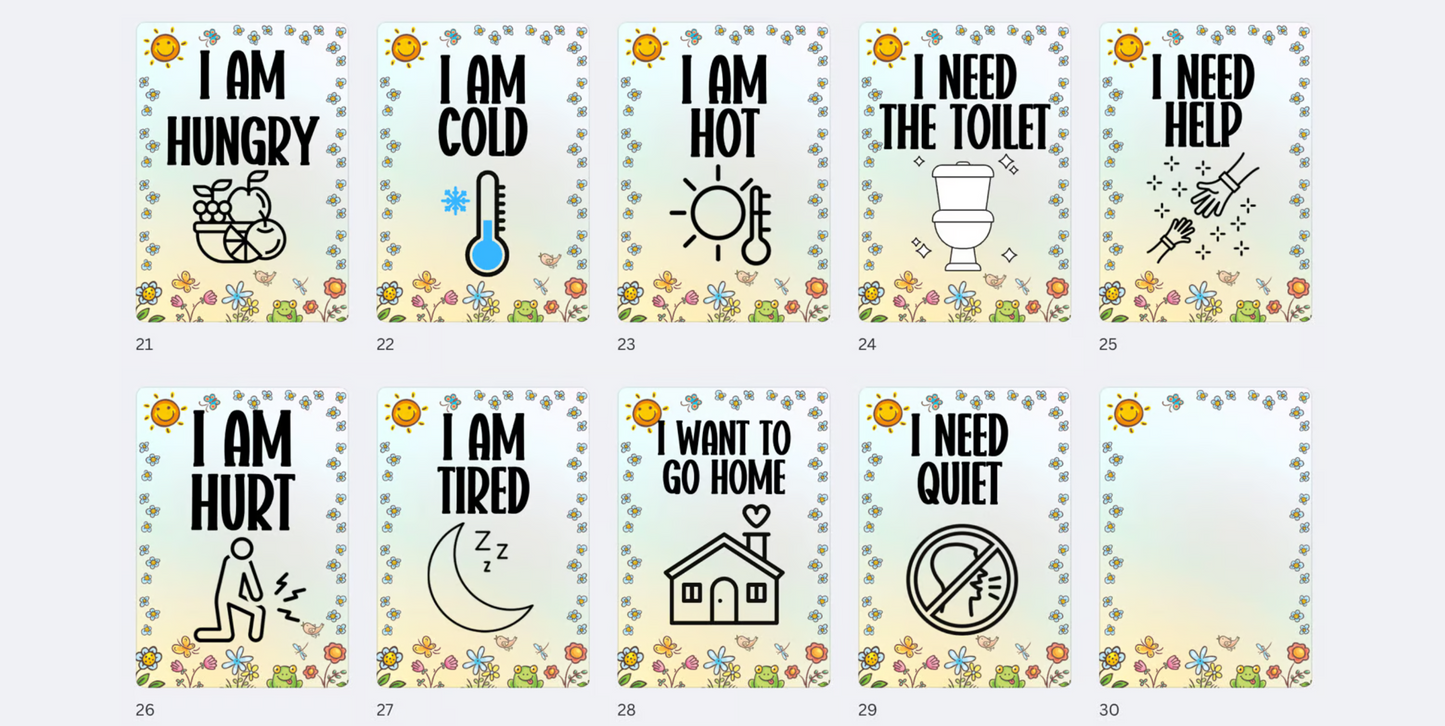 DIGITAL FILE - Communication Cards