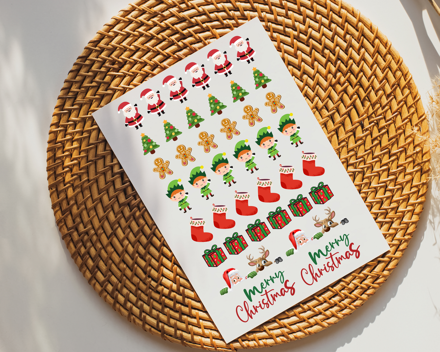 Christmas Minis UVDTF Sheet