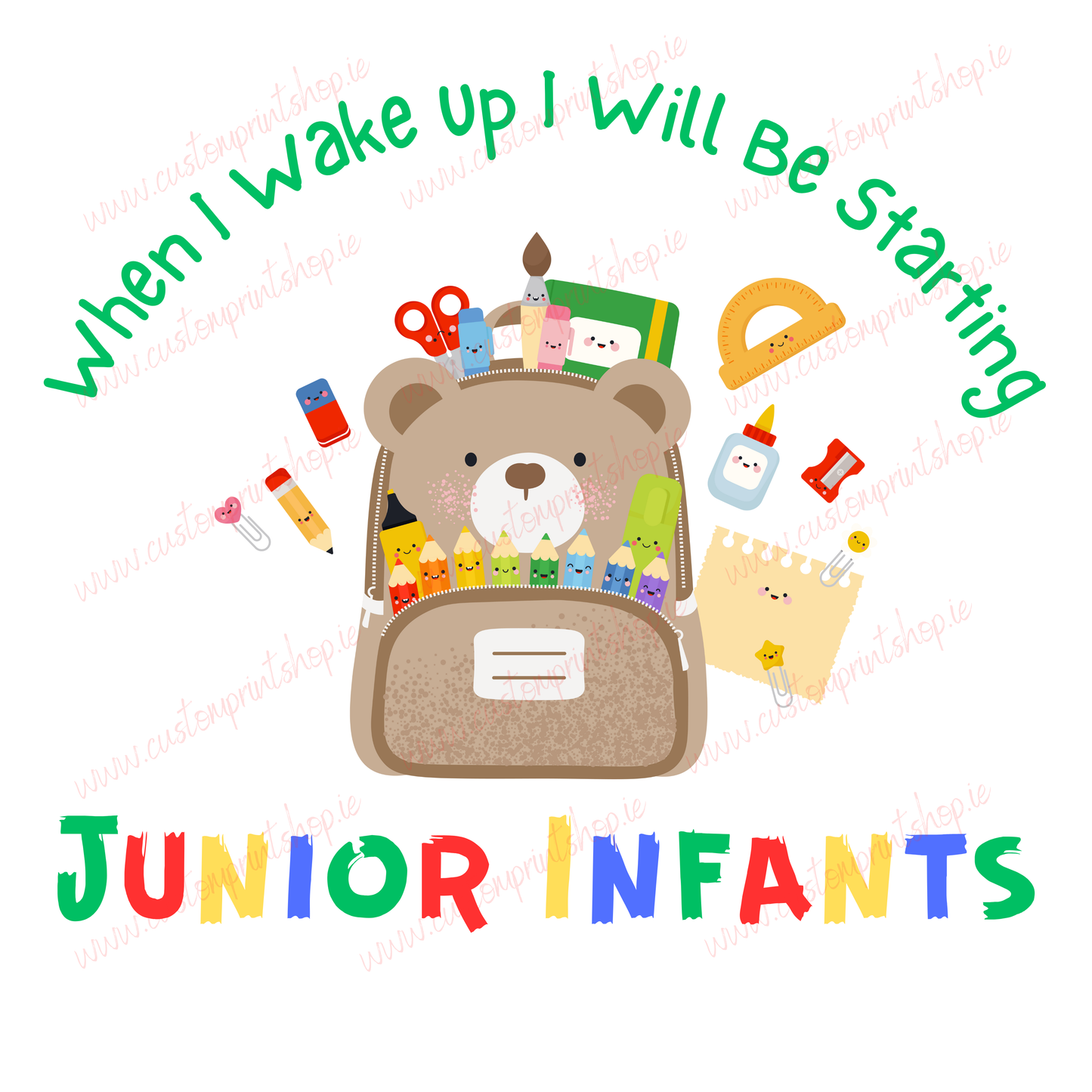 DIGITAL FILE - Back To School Bear Backpack BUNDLE