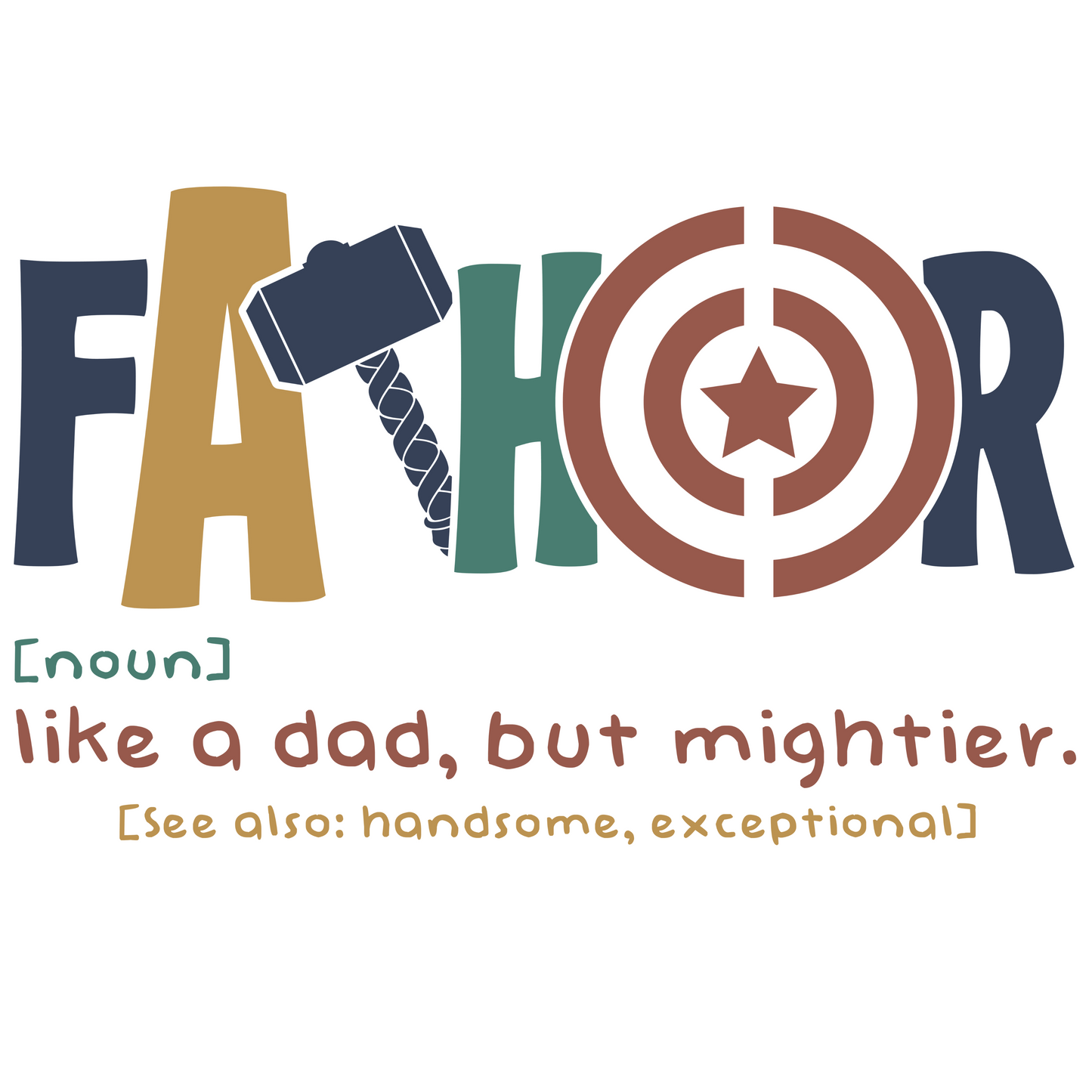 Fathor Fathers Day UV DTF