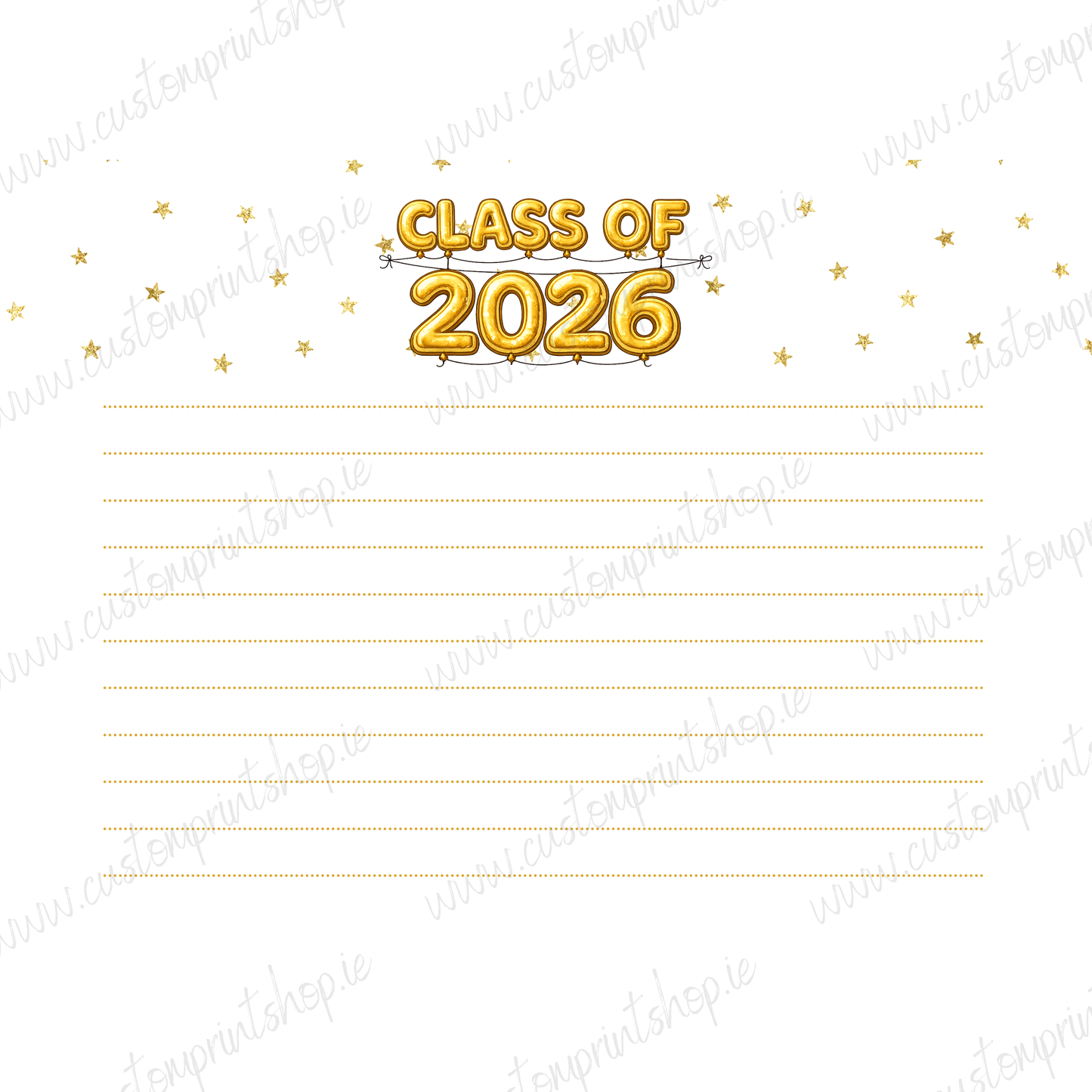 DIGITAL FILE - Class of 2026 - Leavers 2026 Notebook Covers