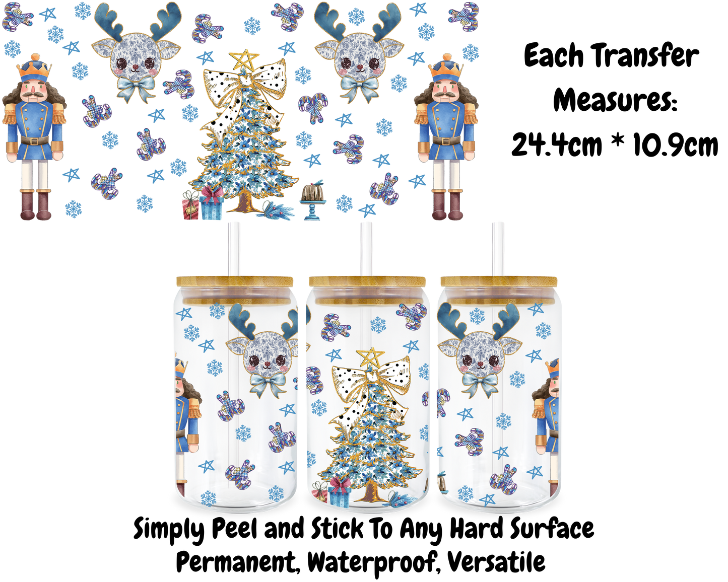 It's The Most Wonderful Time Of The Year - 16oz UV DTF Transfer
