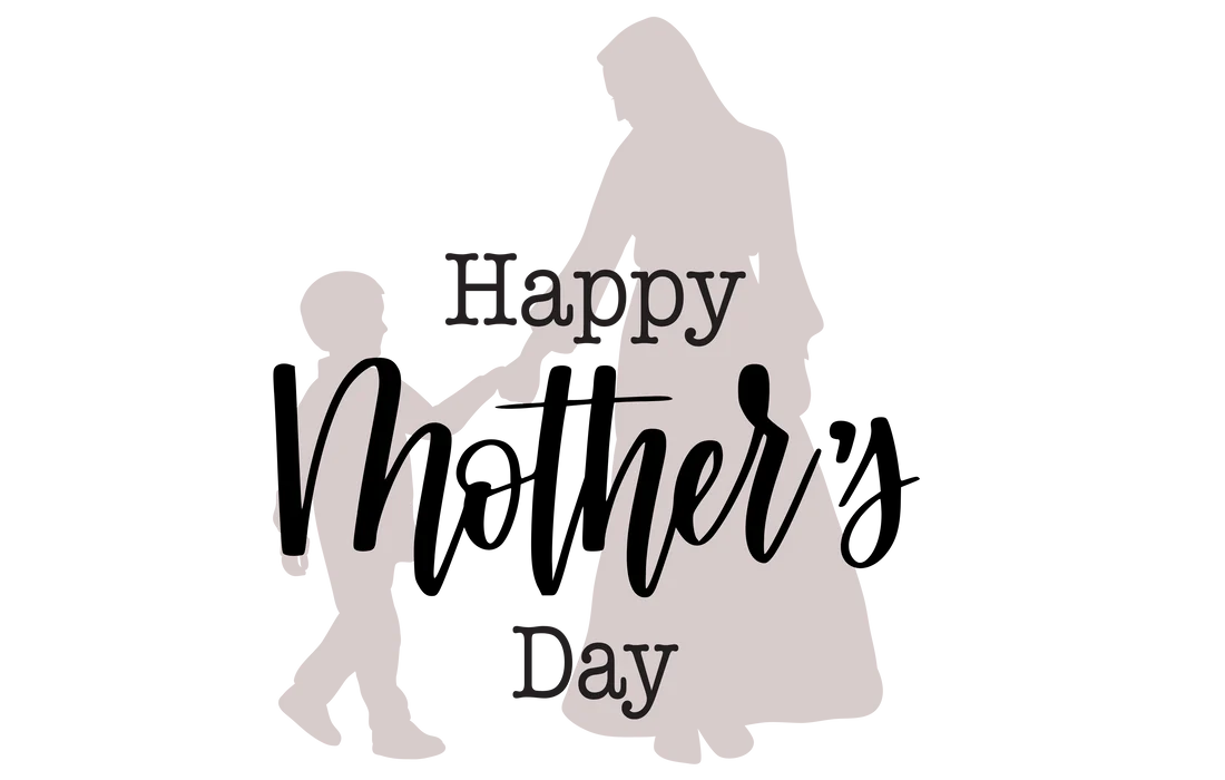 Happy Mothers Day Silhouette-6cm UVDTF decal