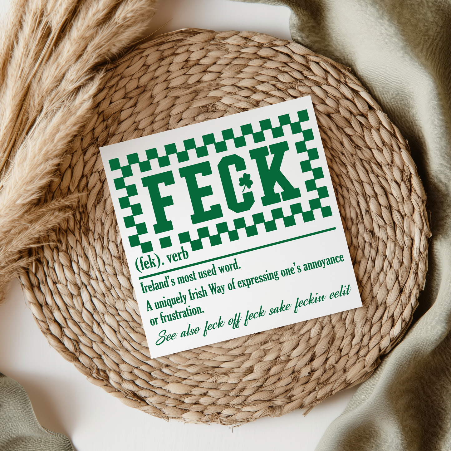 Feck Definition UV DTF Transfer