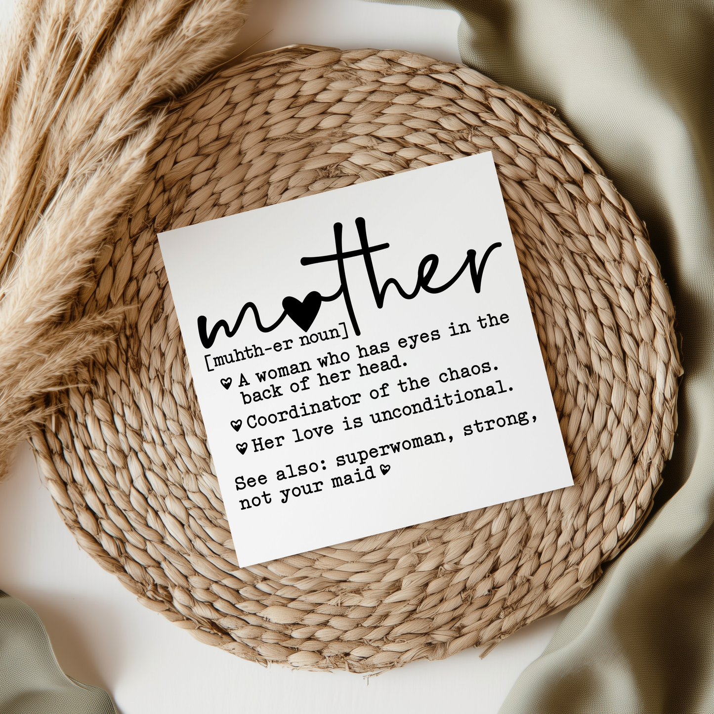 Mother Definition UV DTF Decal