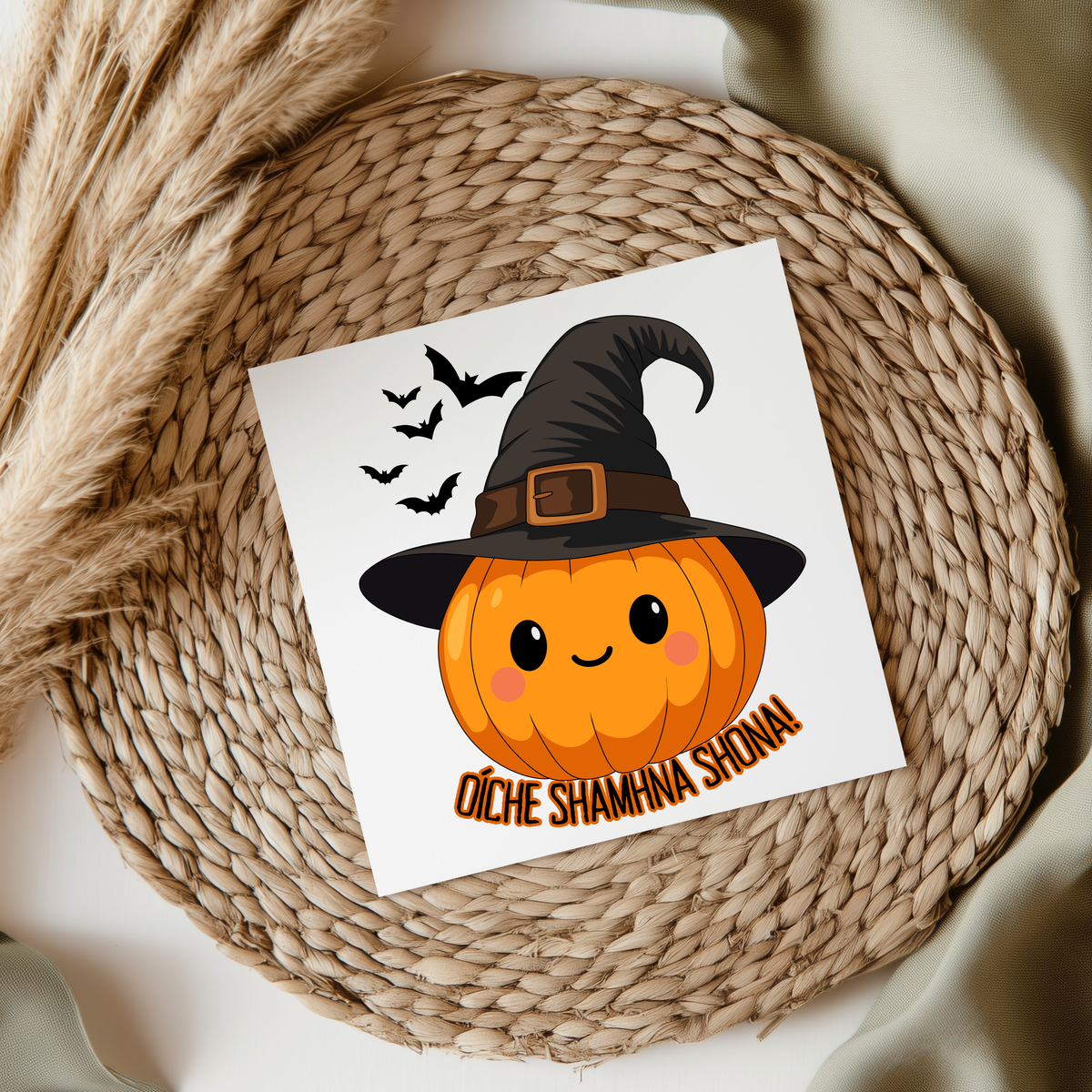 Óiche Shamhna Shona Pumpkin UVDTF Transfer