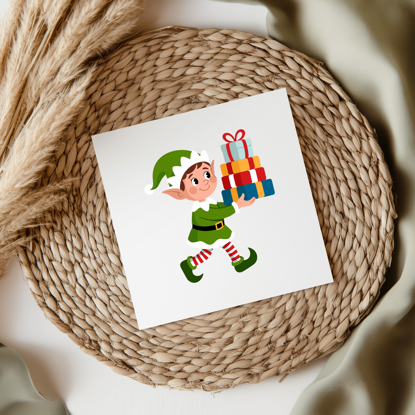 Christmas Elf UVDTF Transfer