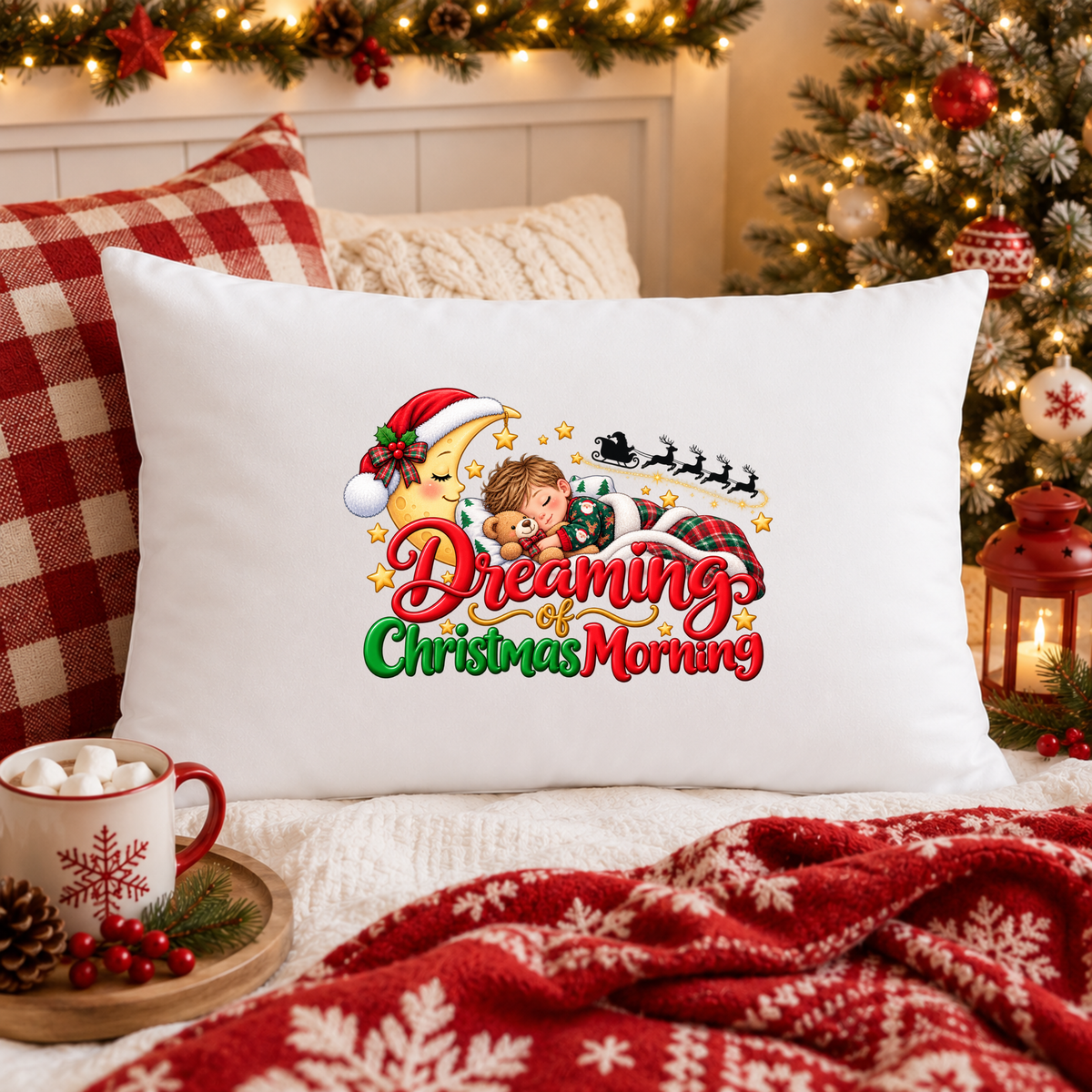 Dreaming Of Christmas Morning (BOY) DTF Transfer