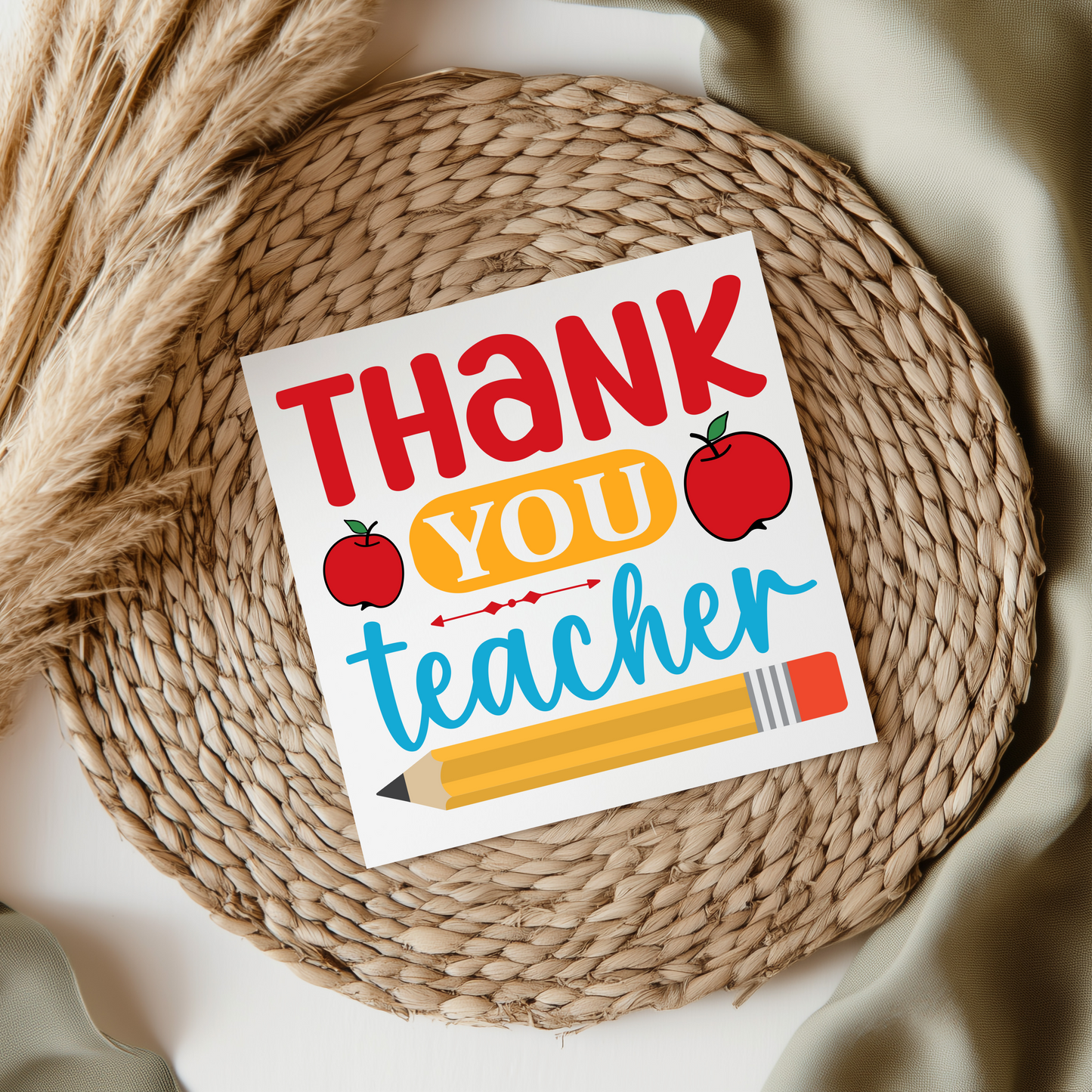 Thank You Teacher UV DTF Transfer
