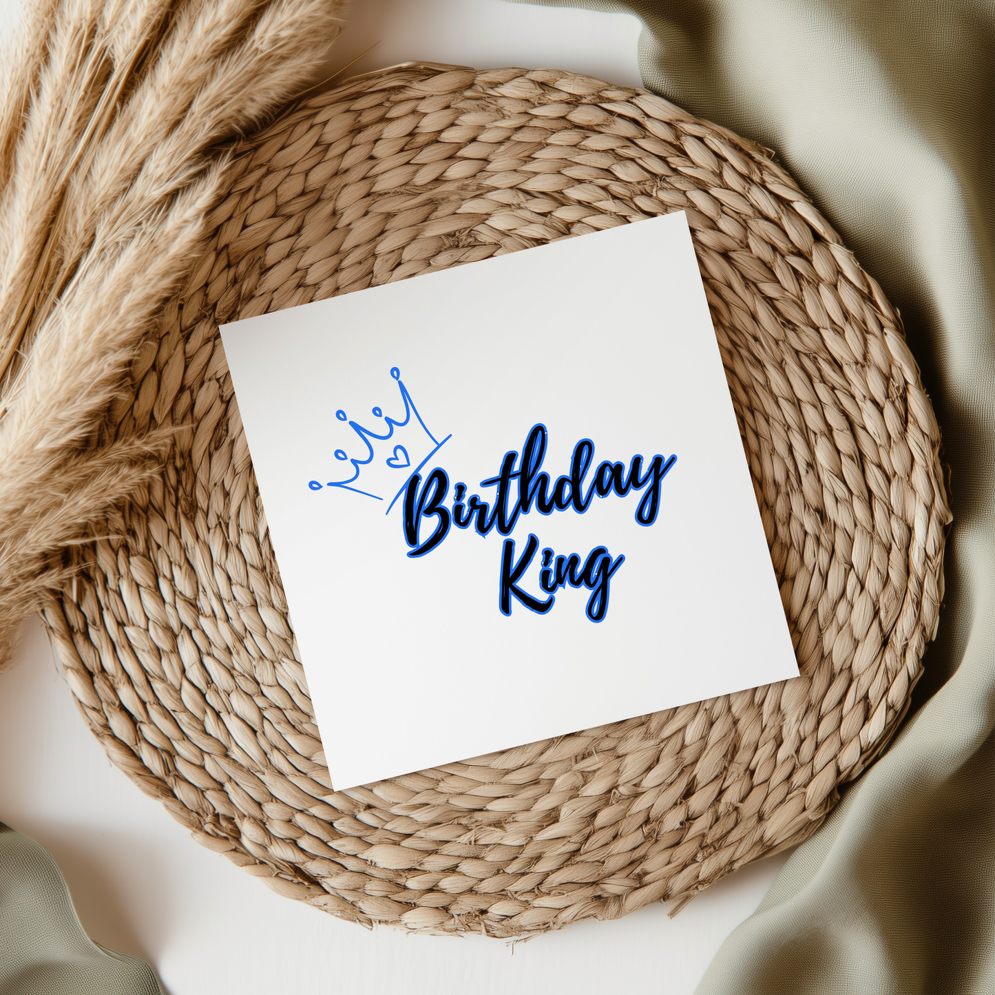 Birthday King UVDTF Transfer