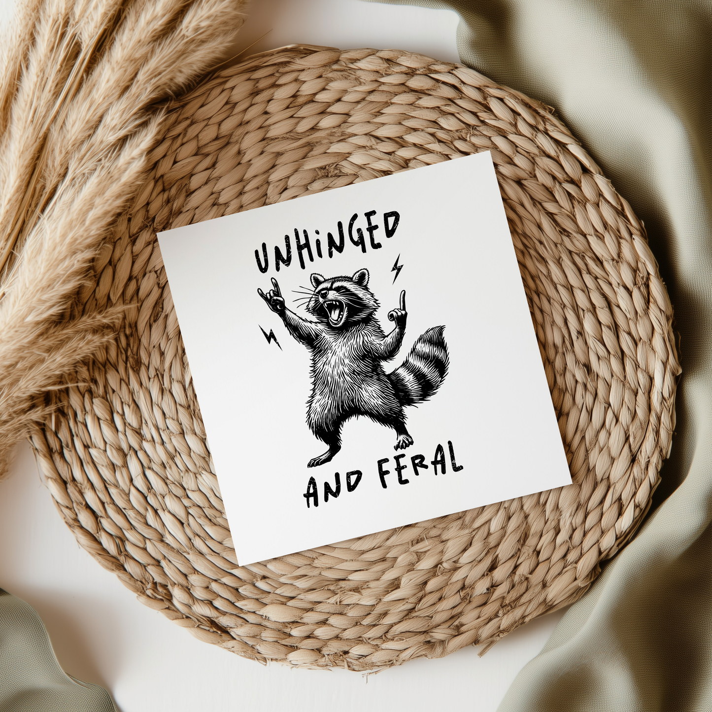 Unhinged And Feral UVDTF Transfer