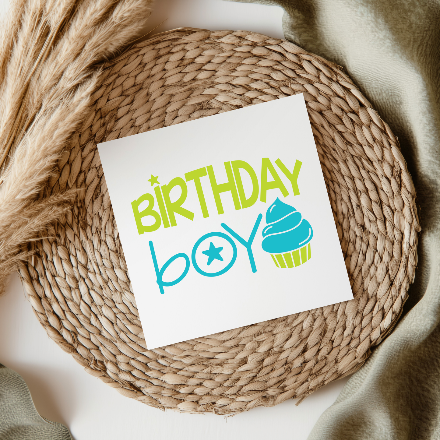 Birthday Boy UVDTF Transfer