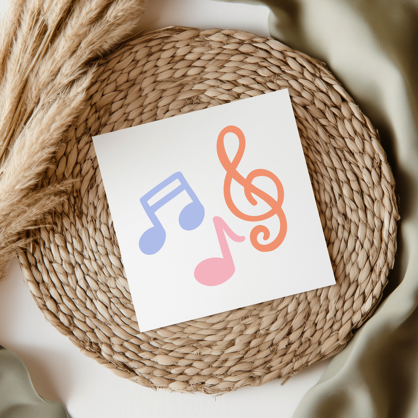 Music Notes UVDTF Transfer