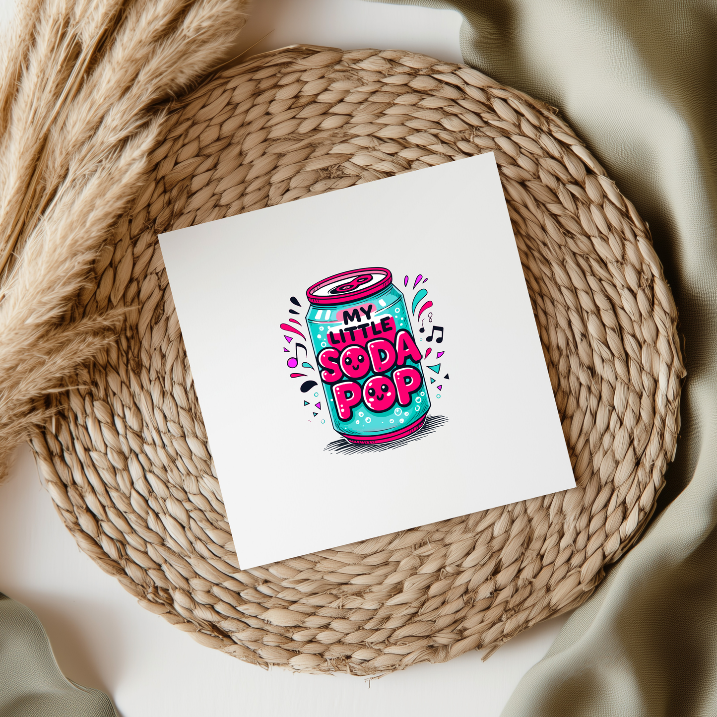 KPop Demon Hunters My Little Soda Pop UVDTF Transfer