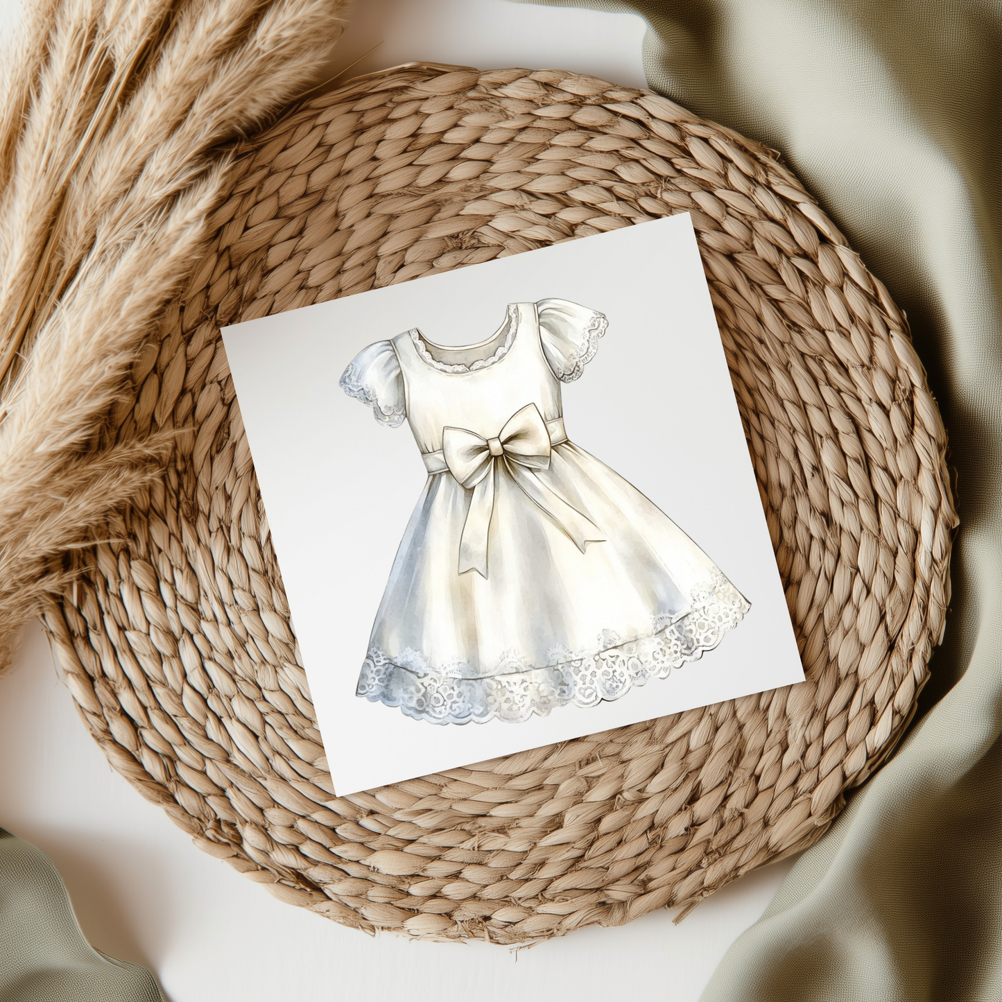 Communion Dress UV DTF Decal