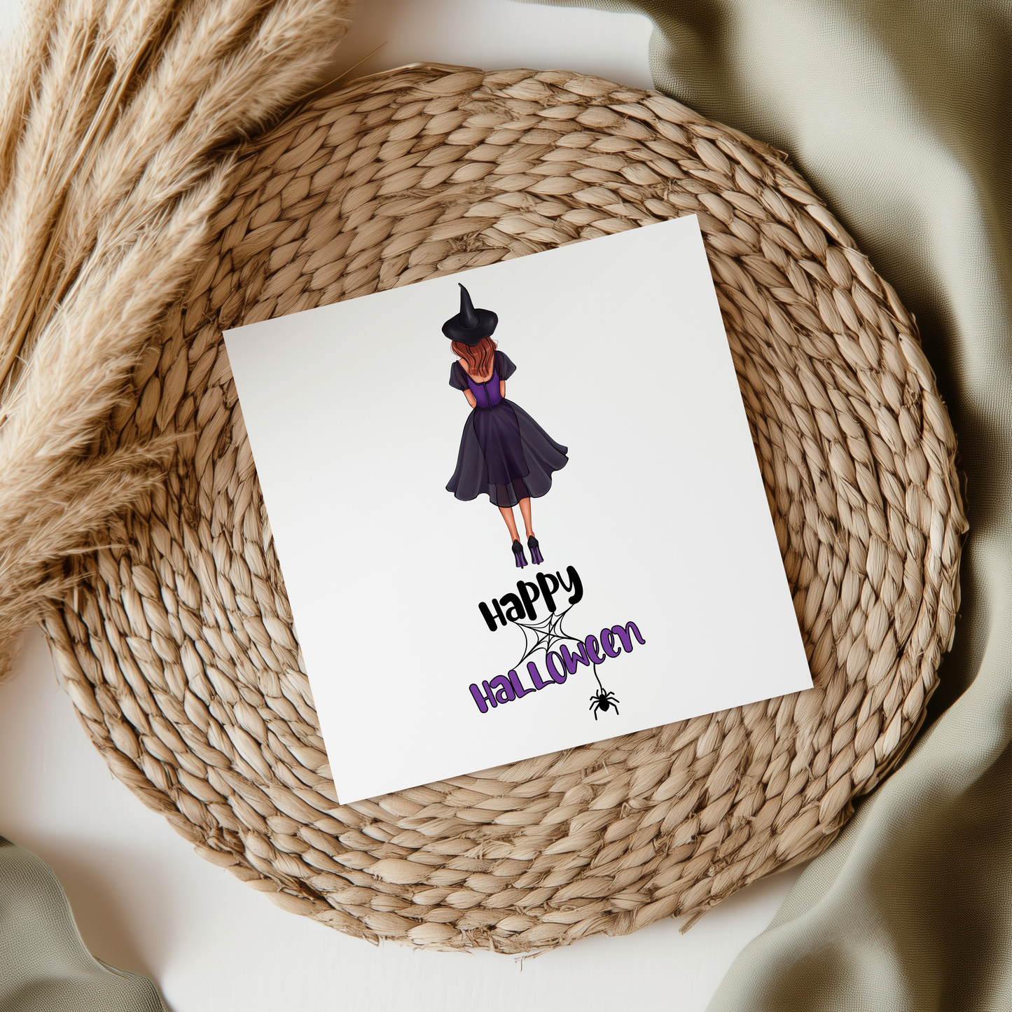 Halloween Witch (4 Hair Colours) UV DTF Decal