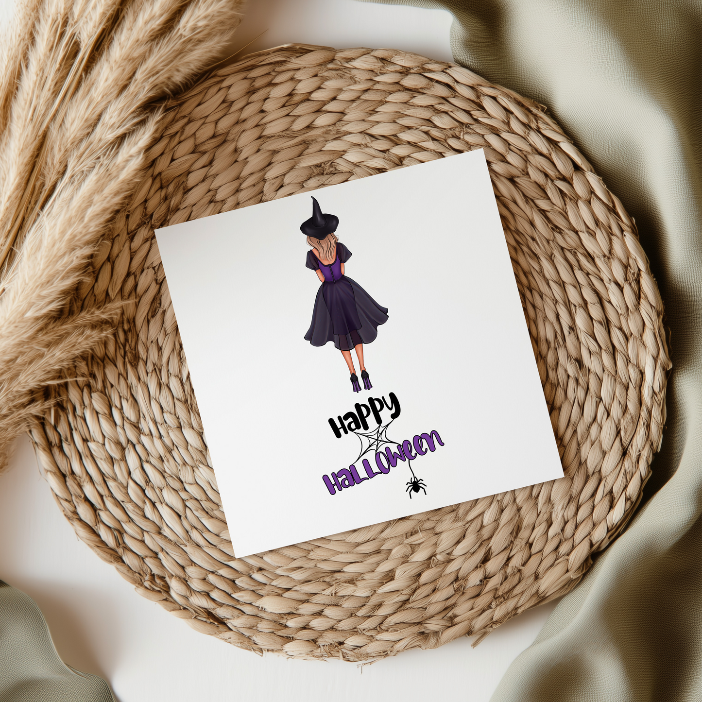 Halloween Witch (4 Hair Colours) UV DTF Decal