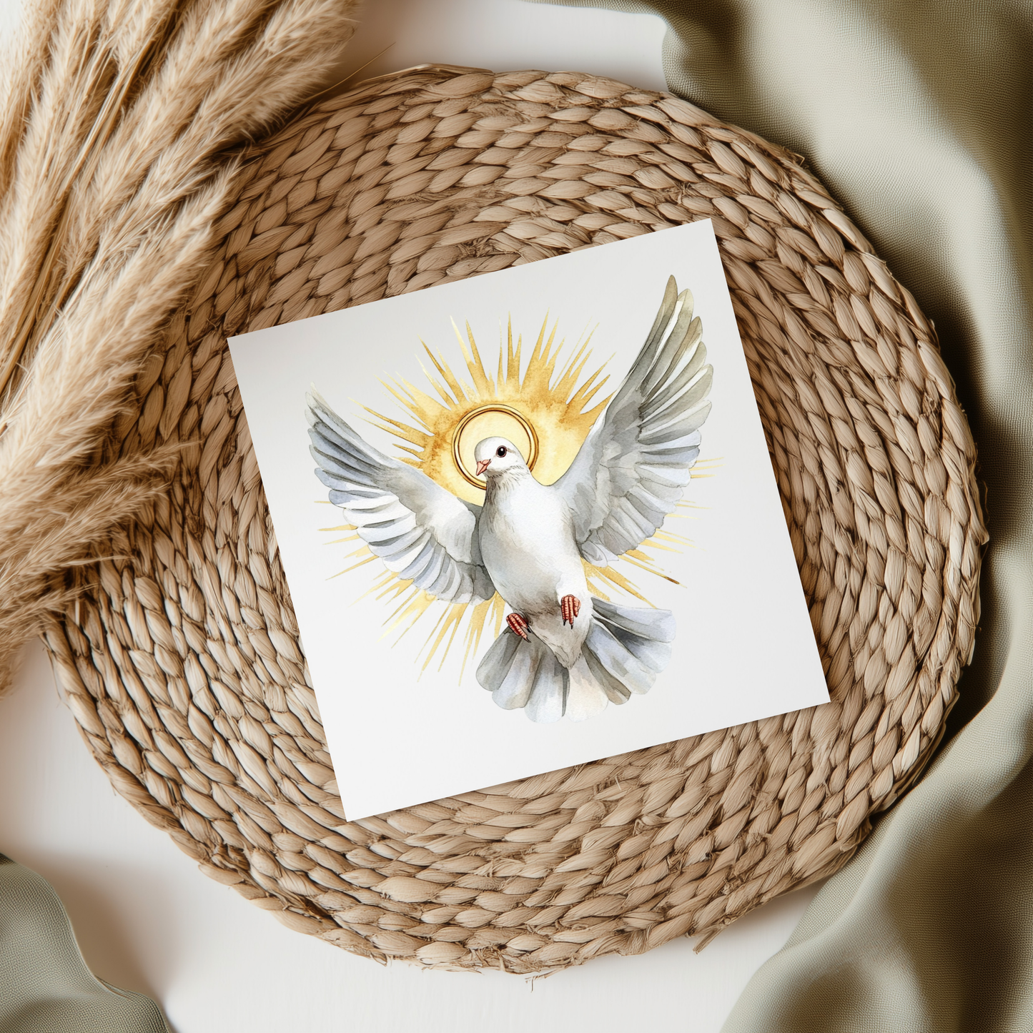 Gold Dove UV DTF Decal