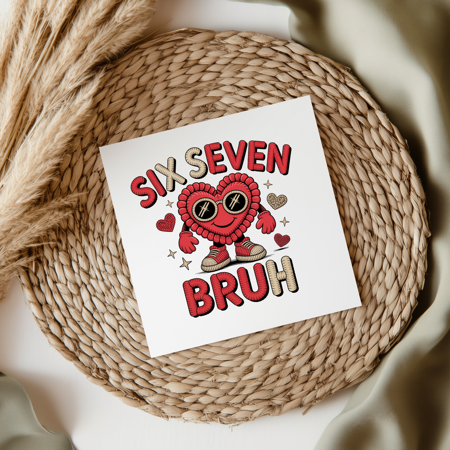 Six Seven Bruh 6-7 UV DTF Decal