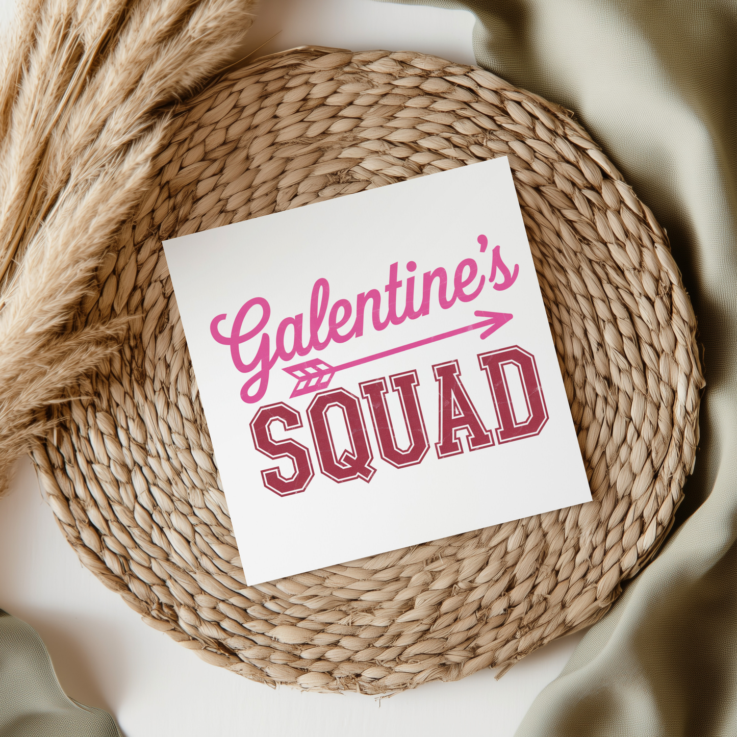 Galentine's Squad UV DTF Decal
