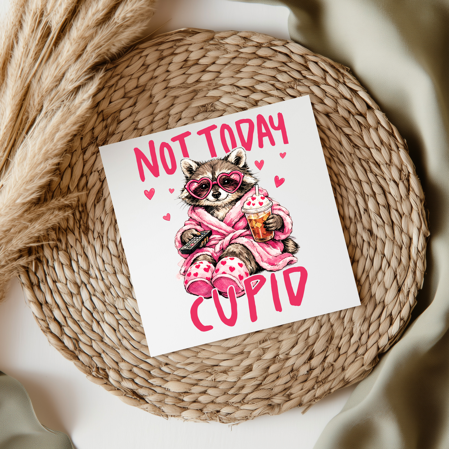Not Today Cupid UV DTF Decal