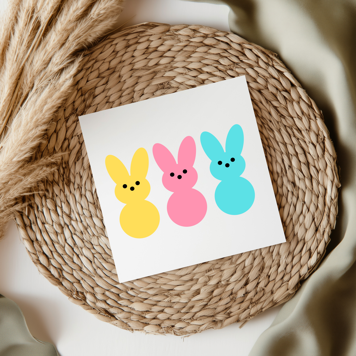 Easter Bunnies UVDTF Transfer