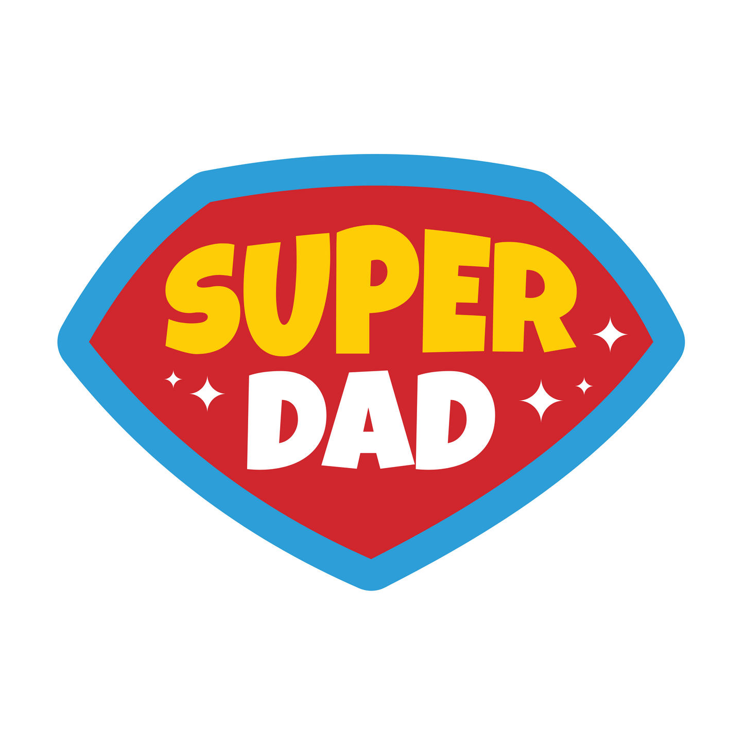 Super Dad Fathers Day UV DTF