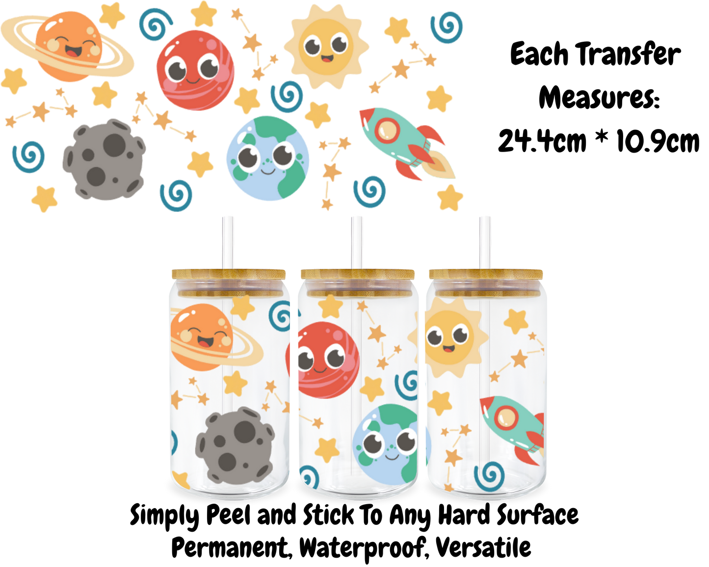 Planets - 16oz UV DTF Transfer