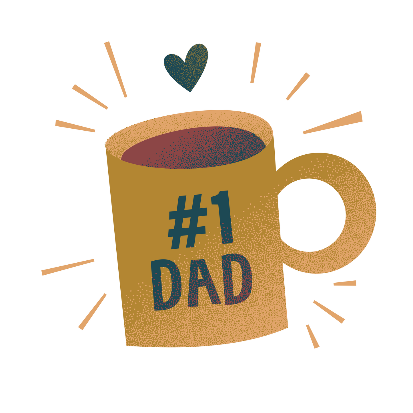 #1 Dad Fathers Day UV DTF