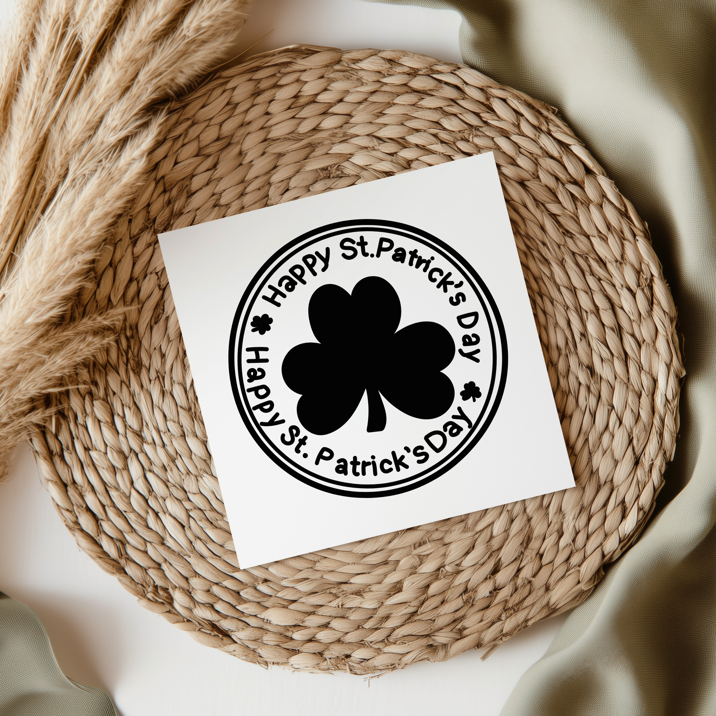 Happy St. Patrick's Day UV DTF Decal