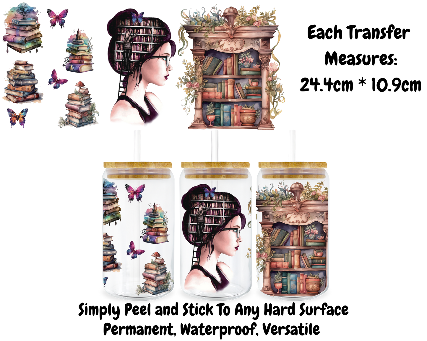Books - 16oz UV DTF Transfer