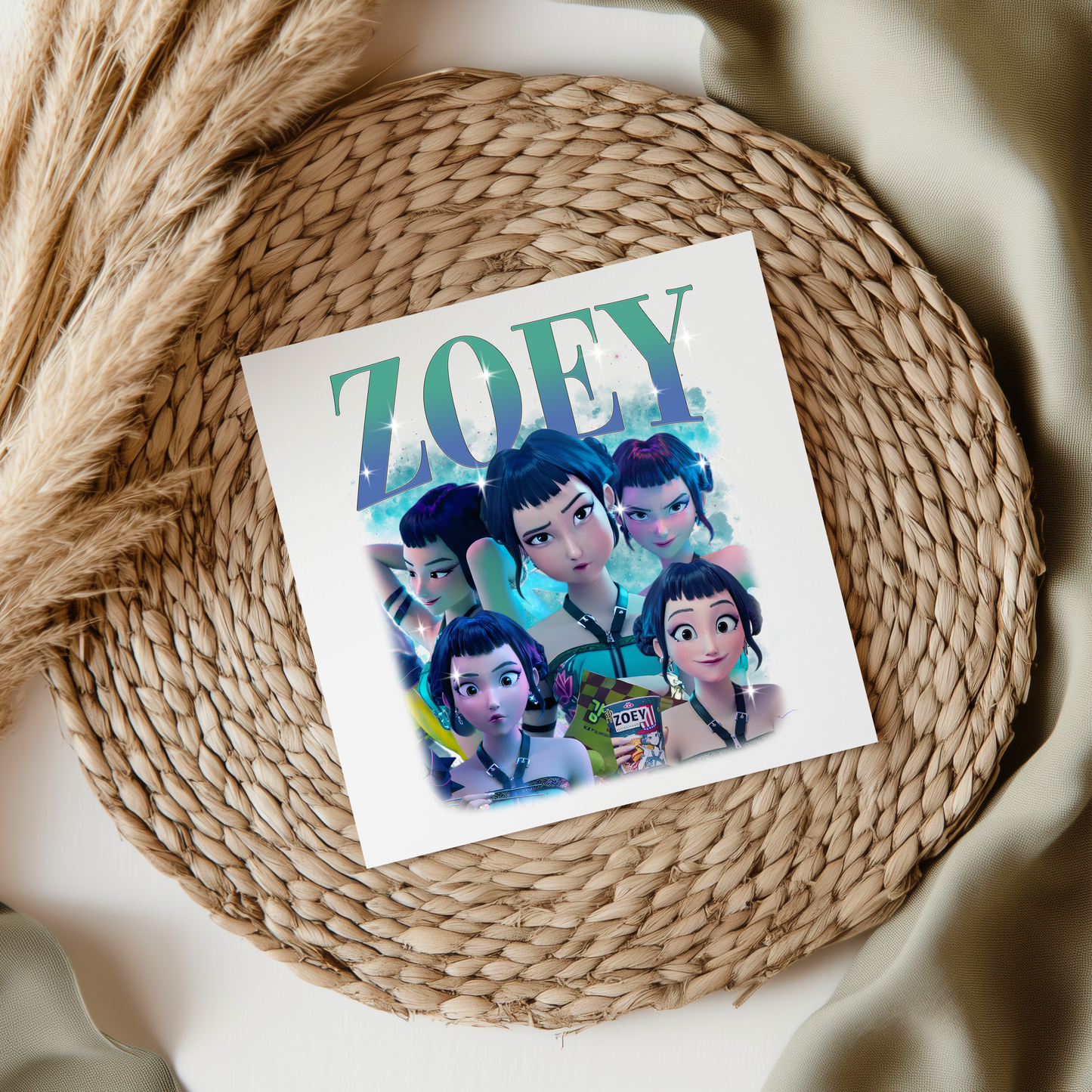 Kpop Zoey UVDTF Transfer