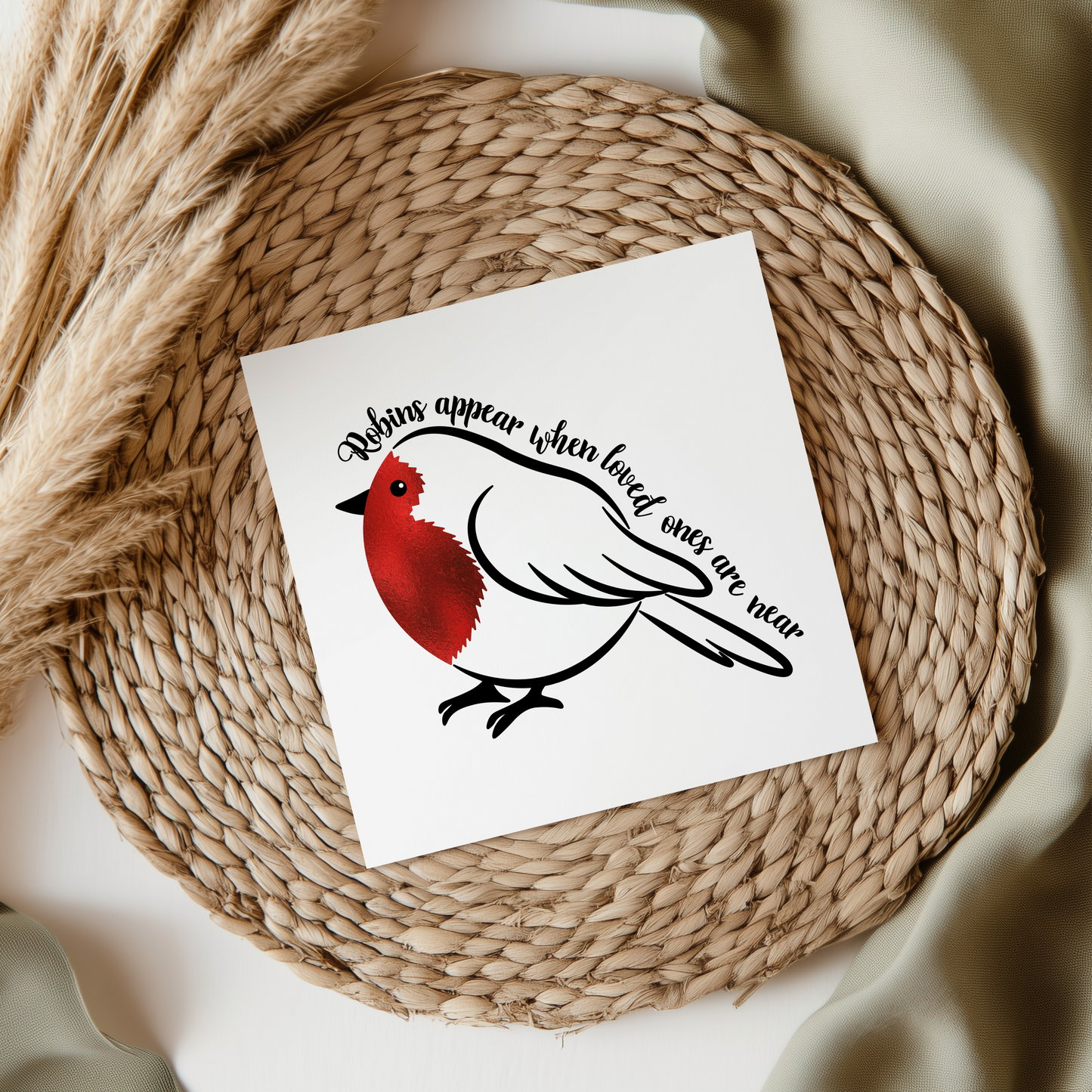 Robins Appear When Angels Are Near UVDTF Transfer