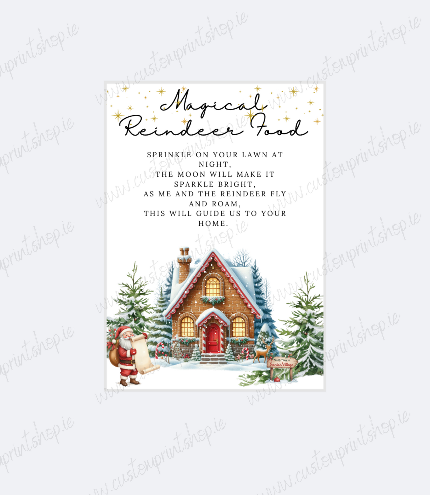 DIGITAL FILE - Santa Cottage Style Bundle