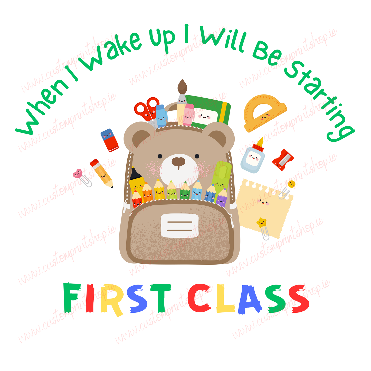 DIGITAL FILE - Back To School Bear Backpack BUNDLE