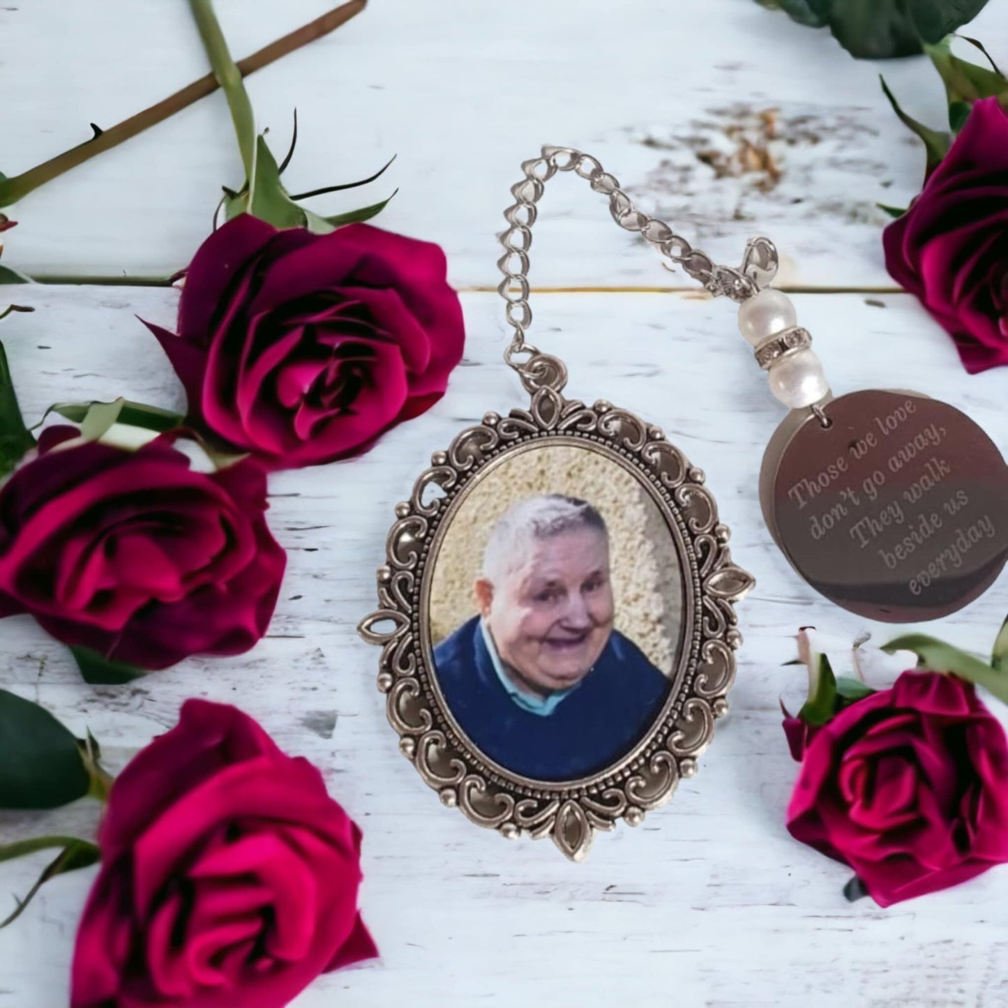 PERSONALISED Memorial Charm With Poem