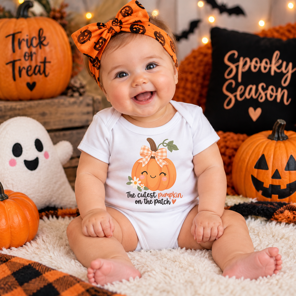 The Cutest Pumpkin On The Patch DTF Transfer