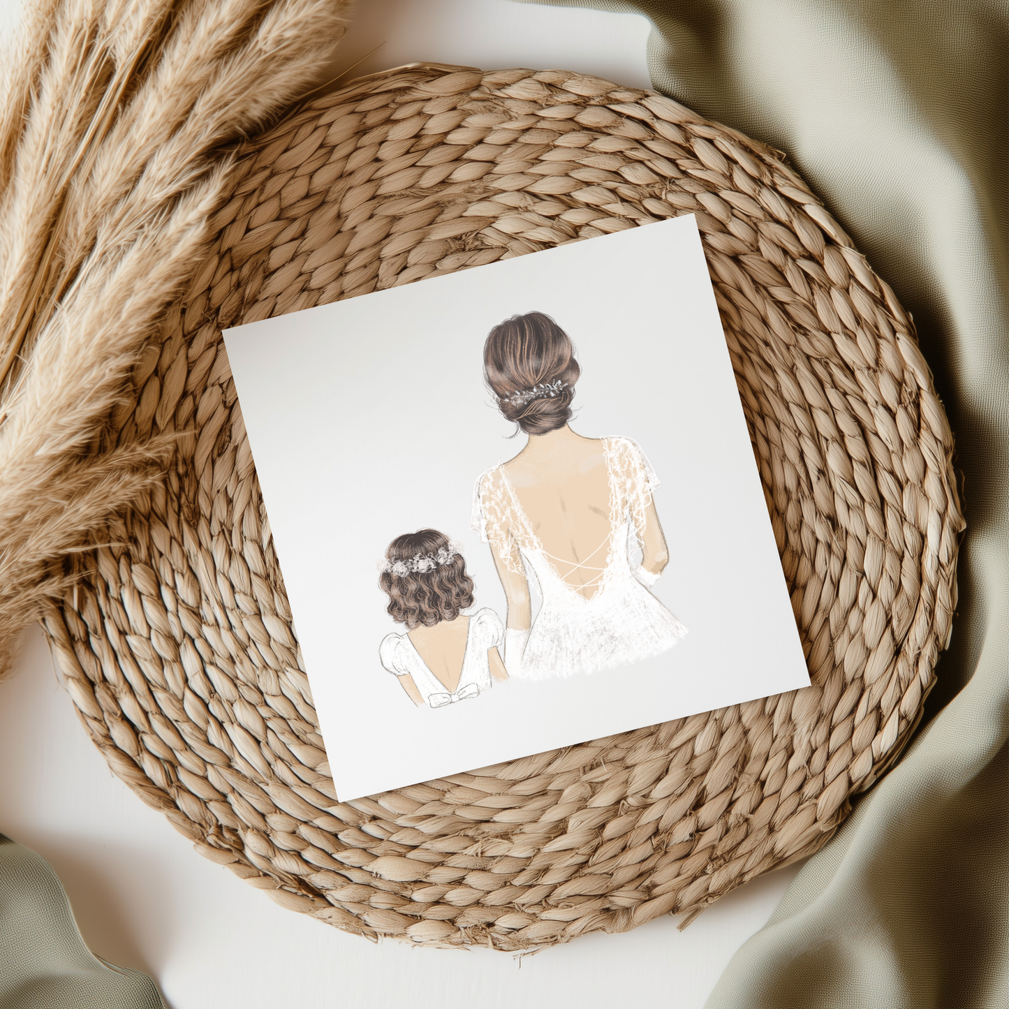 Bride & Flower Girl UVDTF Transfer