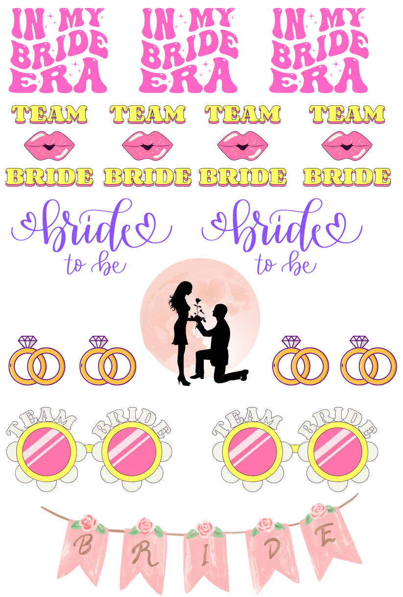 Bride - 13.5*20cm UV DTF Sheet