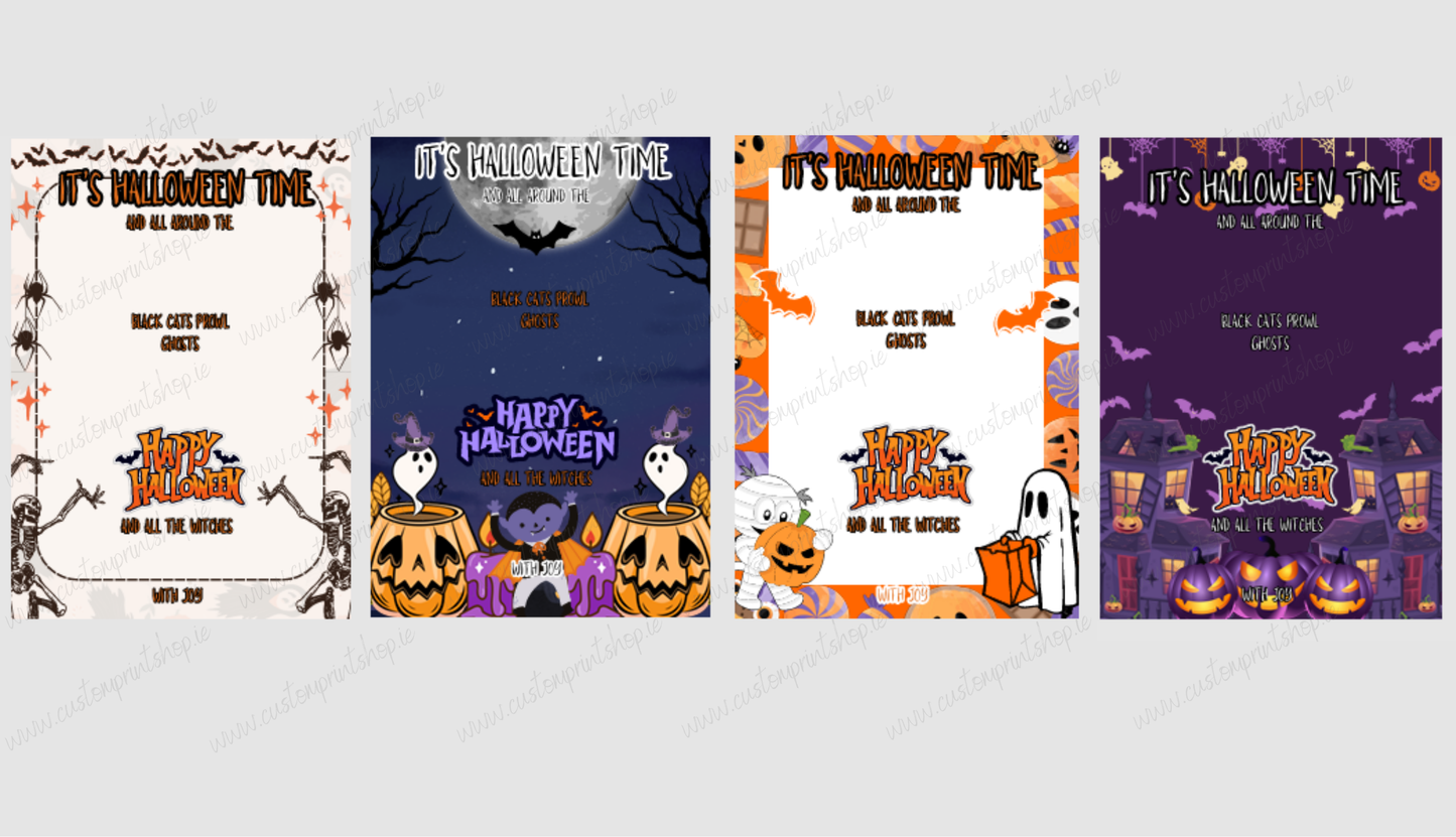 DIGITAL FILE - Halloween Chocolate Boards