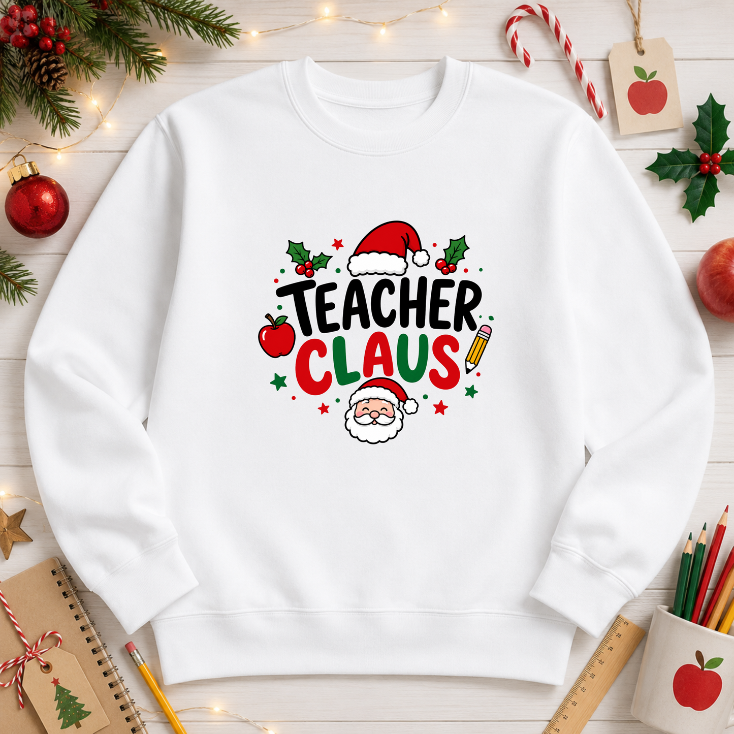 Teacher Claus DTF Transfer