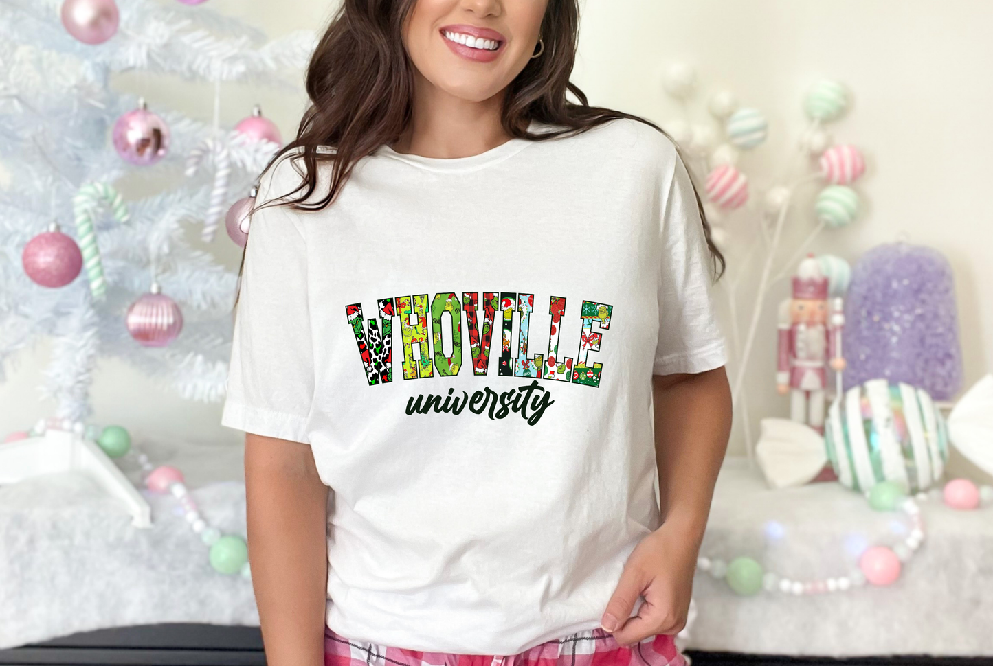 Whoville University (Grinch) DTF Transfer