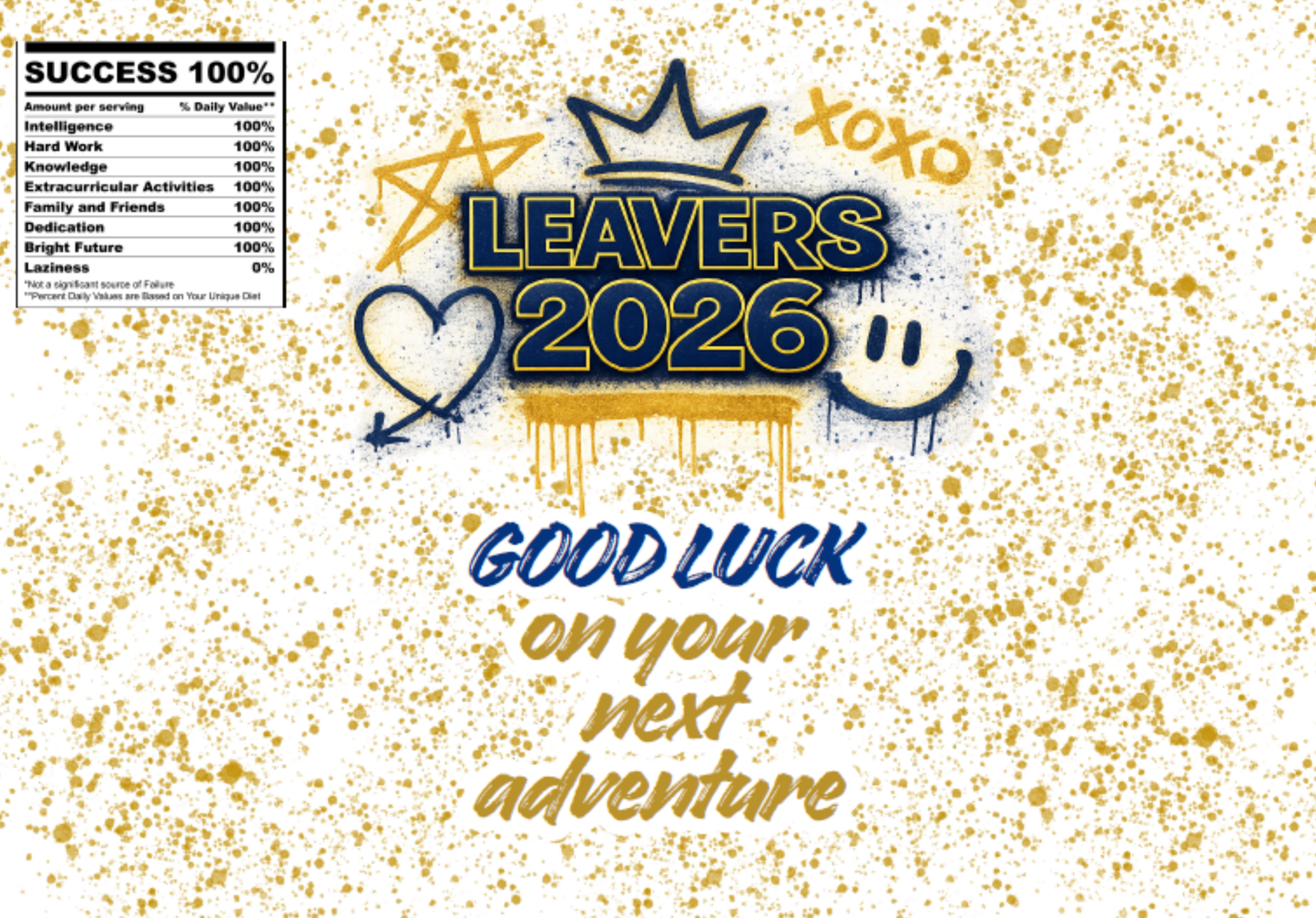 DIGITAL FILE - Leavers 2026 Treat Packets