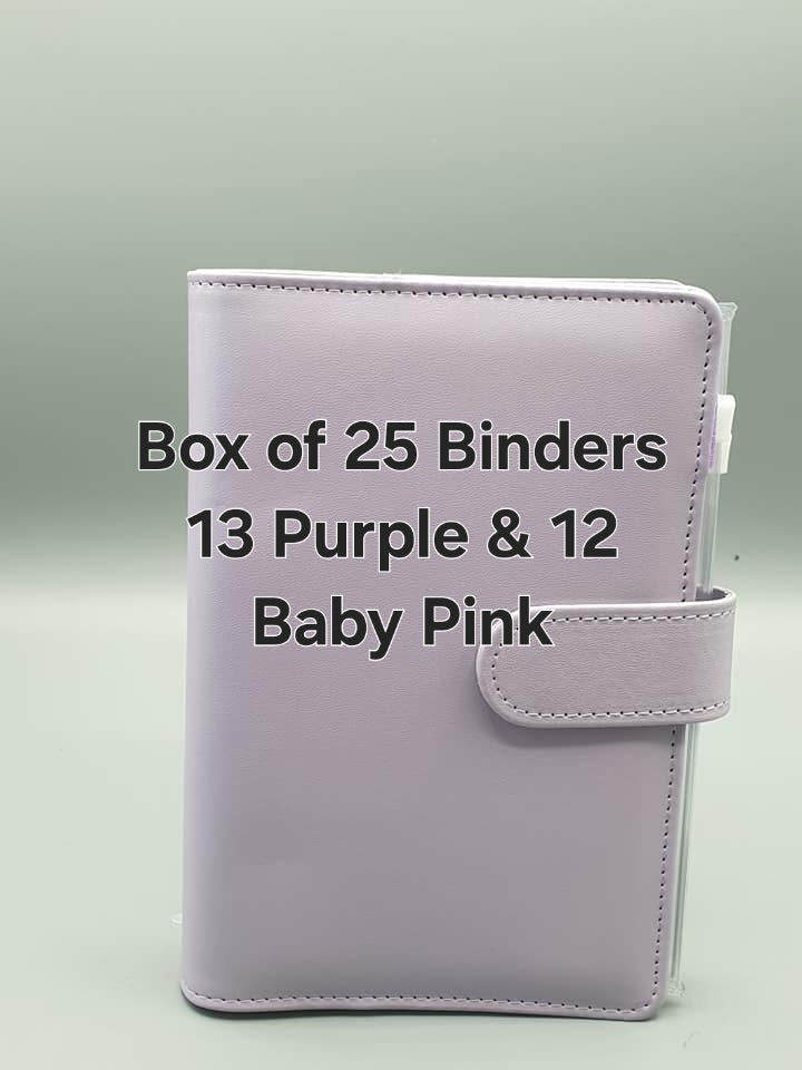 25 Mixed Colour Binder Joblot